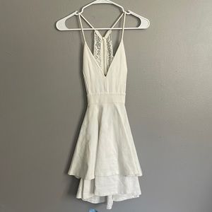 cream lace dress size xs